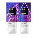 IGK BLONDE POP Shampoo & Conditioner Tandem Packette | Brighten + Neutralize Brass | Vegan + Cruelty Free | 0.46 Oz