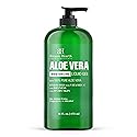 Botanic Hearth Aloe Vera Moisturizing Liquid Gel - 100% Pure Aloe, Enriched with Vitamin C for Dry & Itchy Skin - No Added Color, Fragrance, or