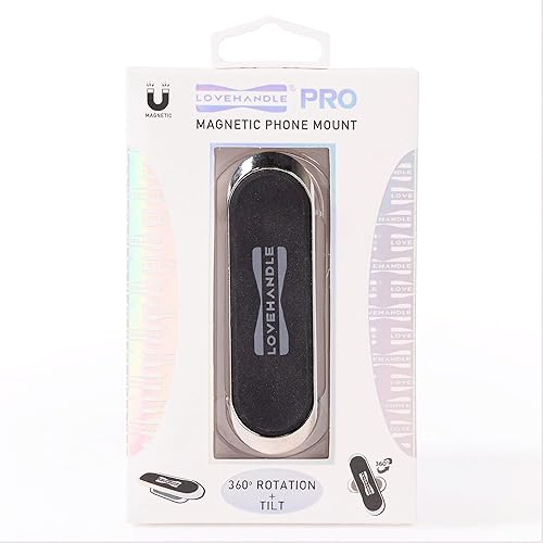 LOVEHANDLE PRO Mount - Magnetic Phone Holder for Car - Portable Electronic Device Mount