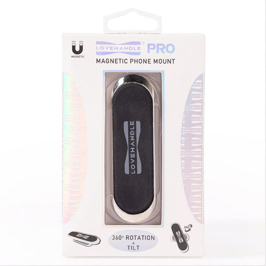 LOVEHANDLE PRO Mount - Magnetic Phone Holder for Car - Portable Electronic Device Mount