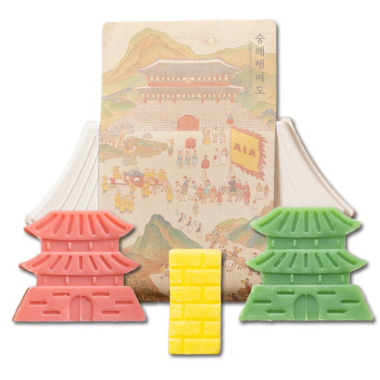 DIGITMON Korean Organic Herbal Handcraft Traditional Soap Travel Set Collection, Soap Bars with Heartleaf, Cica - Best for Souvenir and Gift Beauty & Personal Care DIGITMON