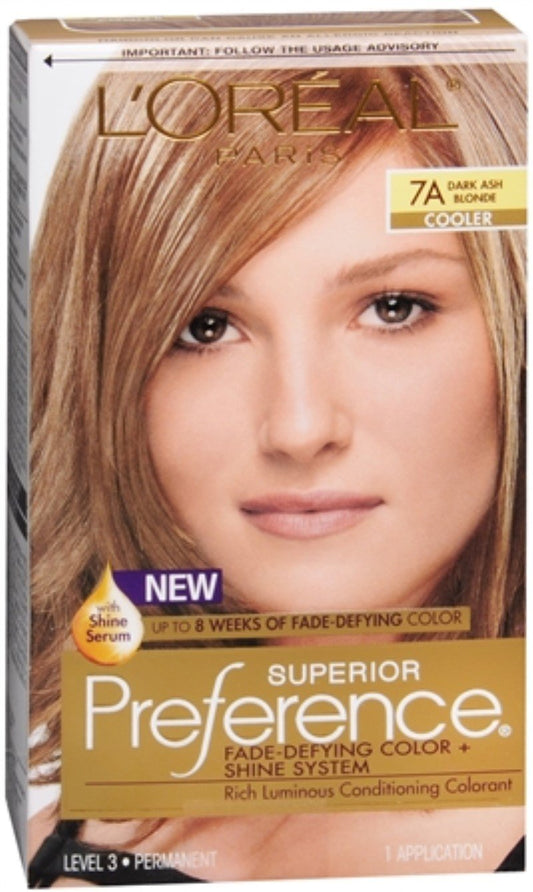 L'Oreal Superior Preference - 7A Dark Ash Blonde (Cooler) 1 Each (Pack of 11)