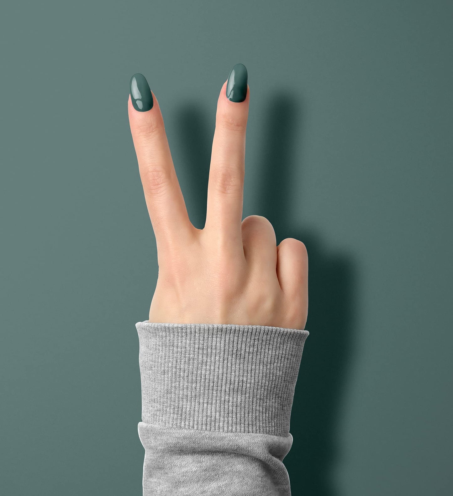 LeChat - Perfect Match Gel Polish - Down To Earth - Shadow Gray-Green with Cream Finish - (0.5 Ounce) - Easy Application - Soak Off Formula Beauty & Personal Care LECHAT