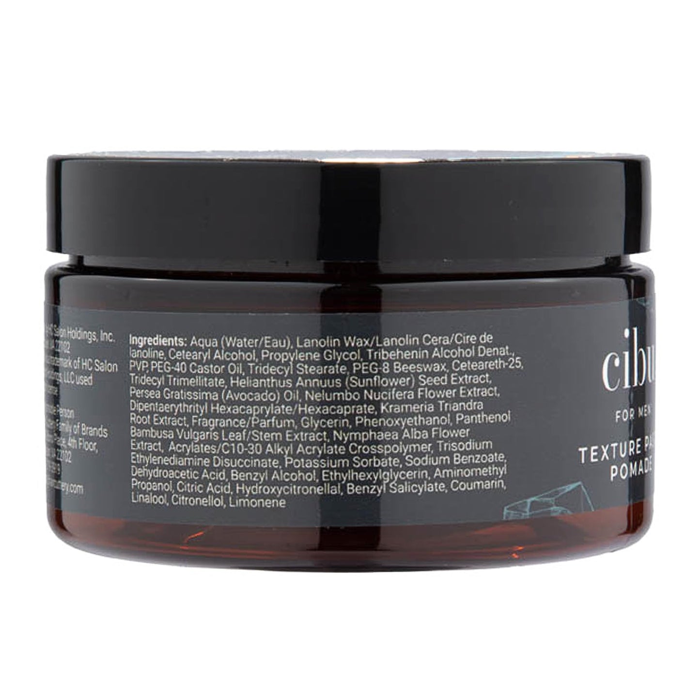 CIBU for Men Texture Paste Pomade 4 oz - Strong Hold Pomade for Men for Long Lasting Hold Texture, and Definition - Ideal for Messy, Sleek, and Casual