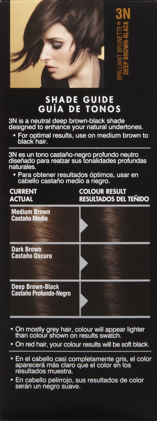 John Frieda Precision Foam Hair Colour, Deep Brown Black 3N, 2 pk