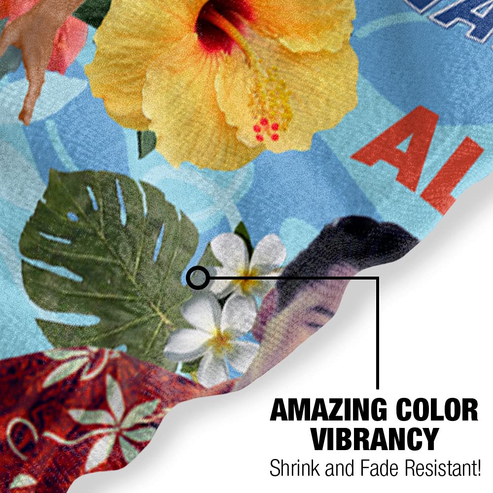 Trevco Elvis Presley Blue Hawaii Officially Licensed Beach Towel 30" X 60"