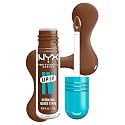 NYX PROFESSIONAL MAKEUP Lip IV Hydrating Glossy Lip Stain, Long-Lasting, Tinted, Vegan Formula with 12 HR Hydration - Splash N Spice (Brown)