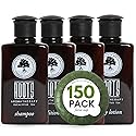 ROOTS AROMATHERAPY 150 Piece Airbnb Essentials for Hosts,Hotel Shampoo & Conditioner Supplies for Guests, Body Wash Lotion & Soap, Travel Size