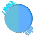 Mehron Paradise FX UV Neon Glow - Celestial - Neon Blue/Light Blue UV 0.25 oz | Pro Water-Activated Shimmer Paint for Raves, Costumes, SFX, Halloween
