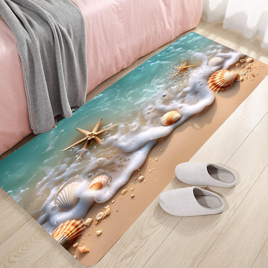 Non-Skid Low Pile Sponge Foam Door Entry Rug for Bathroom Mat,Separate Tub Shower Skid Proof Rugs, Home 3D Optical Illusion Rug Non Slip Bath Mats…