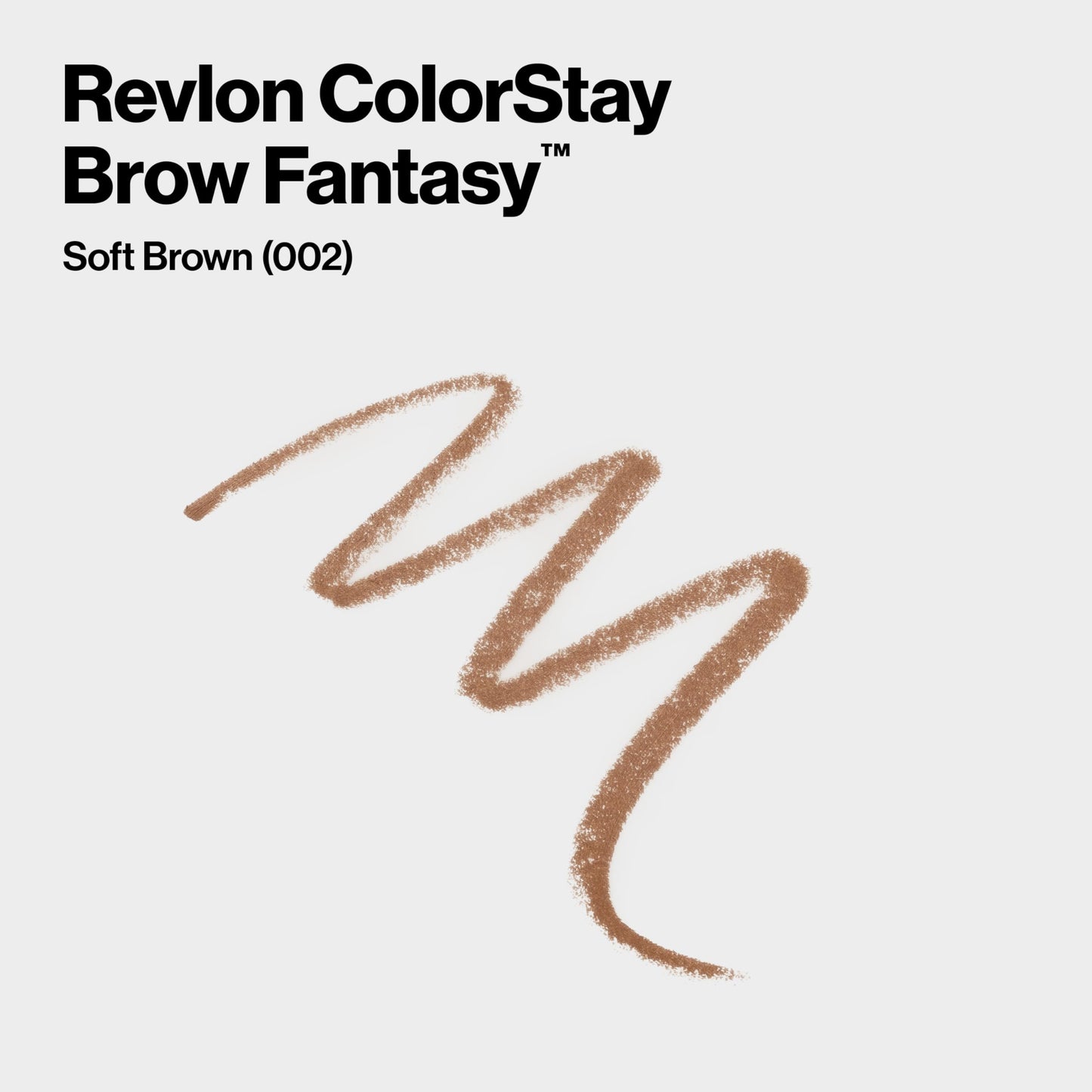 Revlon ColorStay Brow Fantasy, All In One Eyebrow Powder Pencil with Shaping Clear Gel, Smudge-proof, Stocking Stuffer for Women, 002 Soft Brown
