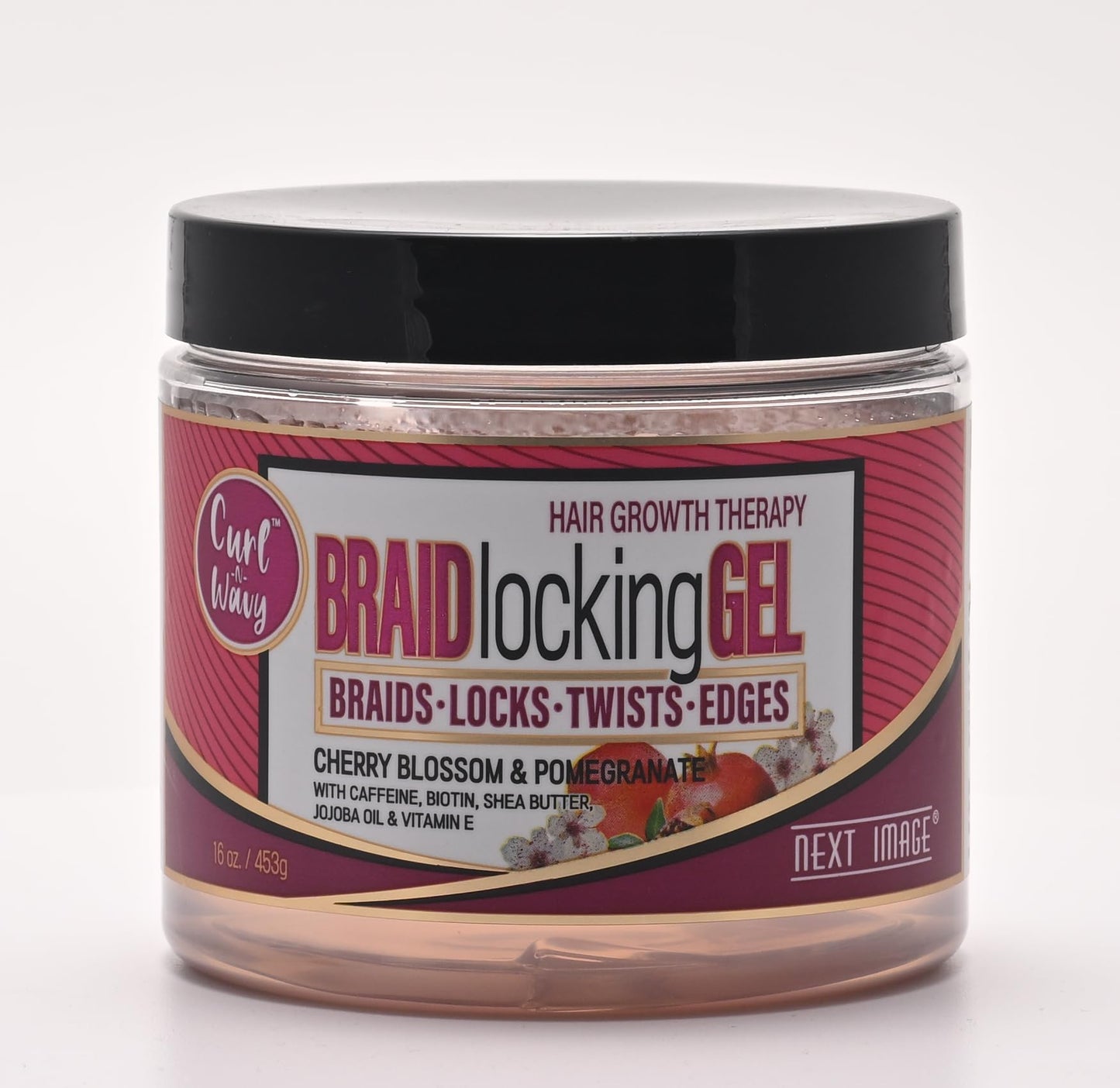 NEXT IMAGE Braid Locking Gel (Cherry Blossom & Pomegranate, 16 oz.)