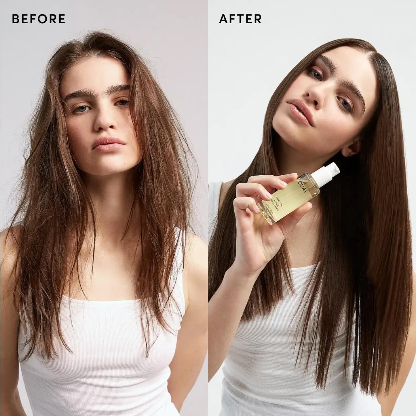 OUAI Hair Oil - Hair Heat Protectant Oil for Frizz Control - Adds Shine and Smooths Split Ends - Color Safe Formula - Paraben, Phthalate and Sulfate Beauty and Personal Care OUAI
