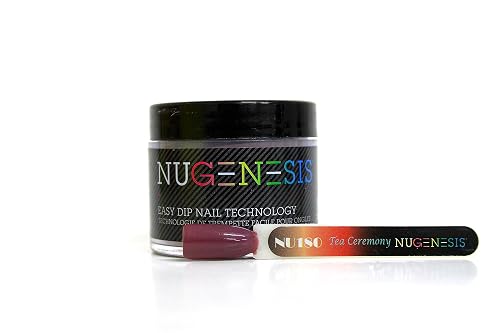 NuGenesis Nail Dipping Powder Color 1.5oz/43g Jar - (NU180 Tea Ceremony) Beauty & Personal Care Nugenesis