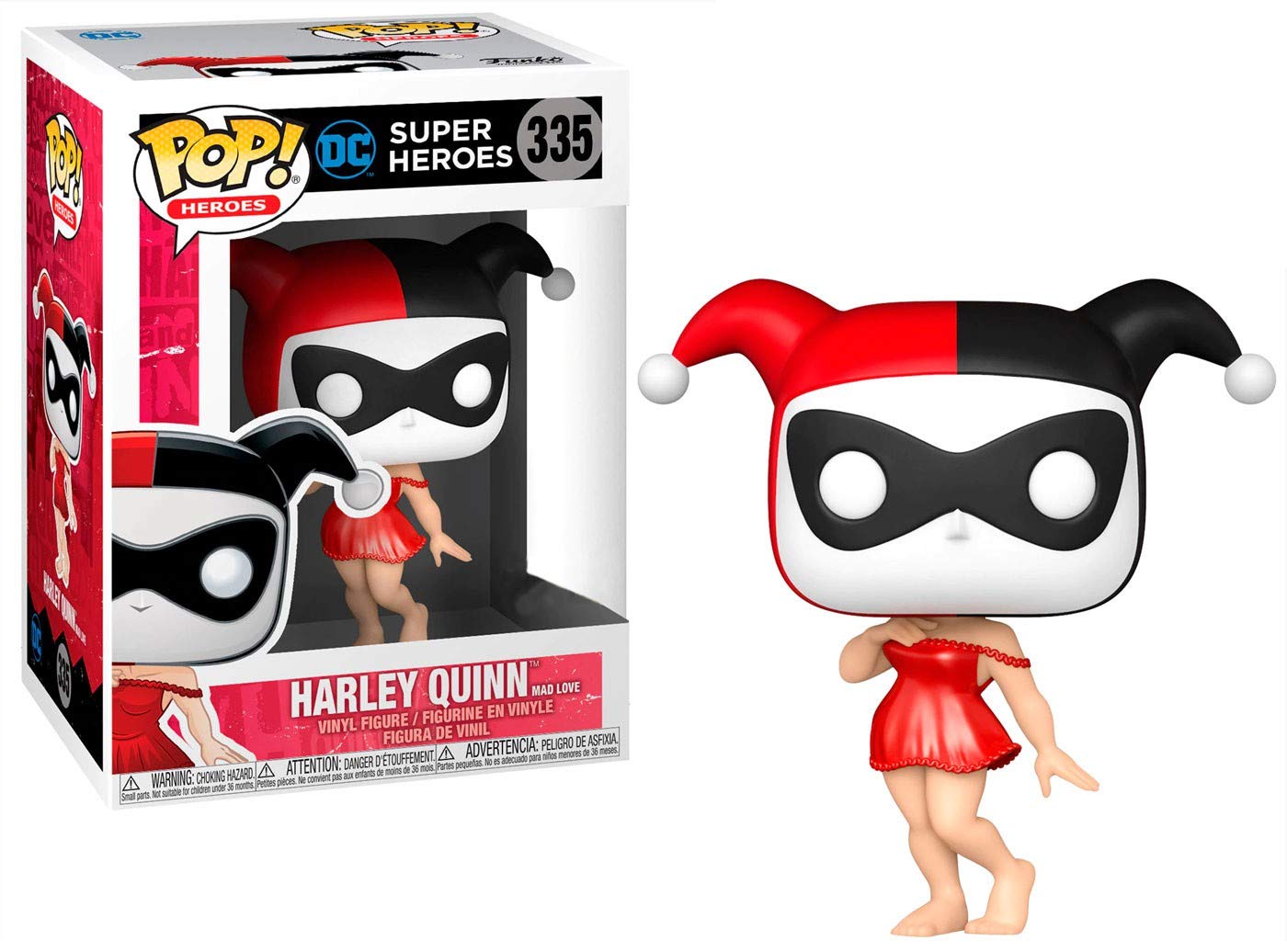 Funko POP! Heroes: DC Super Heroes #335 - Harley Quinn [Mad Love] H.T. Exclusive