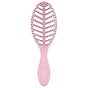 Wet Brush Go Green Speed Dry Hair Brush, Pink - Vented Design & Ultra Soft HeatFlex Bristles - Ergonomic Handle Manages Tangle & Uncontrollable Hair