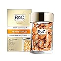 RoC Multi Correxion Revive + Glow 20% Pure Vitamin C Night Serum Capsules for Brightening, Dark Spots, and Texture, 30 count