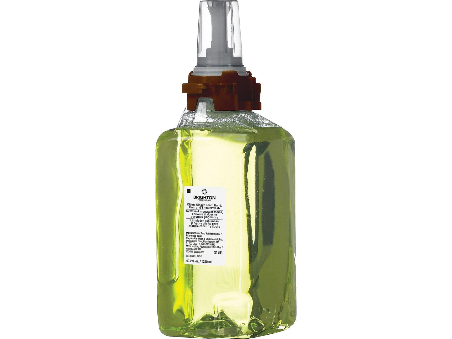 Coastwide Professional Foaming Hand Soap Refill for BP12 Dispenser, Citrus Ginger Scent, 1250 ml., 3/Carton