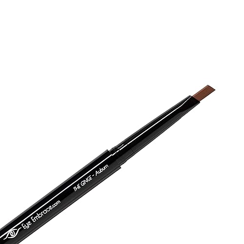 Eye Embrace The Ginge: Auburn Red Eyebrow Pencil - Waterproof, Double-Ended Automatic Angled Tip & Spoolie Brush, Cruelty-Free