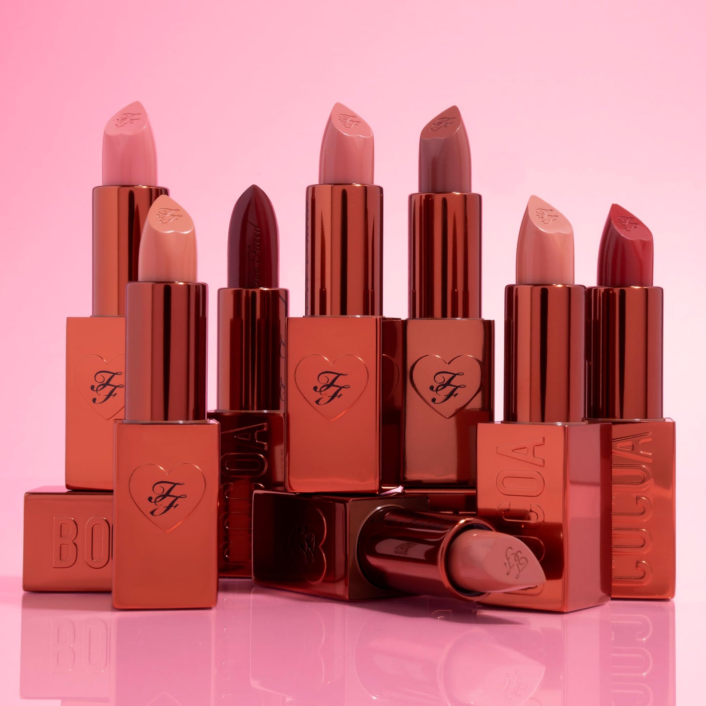 Too Faced Cocoa Bold Lipstick | Creamy, Nude Lipstick Shades with Demi-Matte Finish, 0.11 Ounce, Hot Chocolate