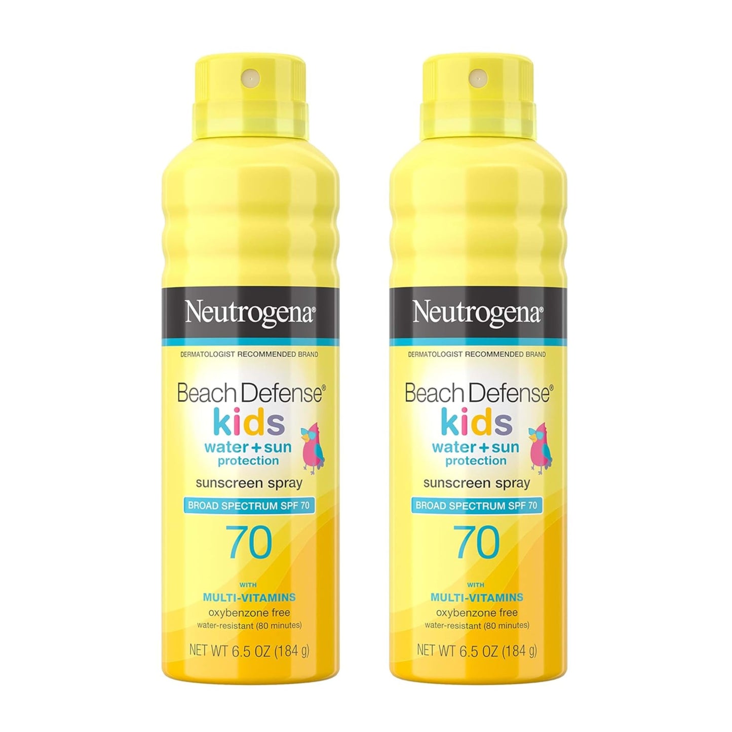 Neutrogena Beach Defense Kids Sunscreen Spray SPF 70, Water-Resistant Spray Sunscreen, Broad Spectrum Protection, Oxybenzone-Free & Fast-Drying, Beach Beauty and Personal Care Neutrogena Default Title