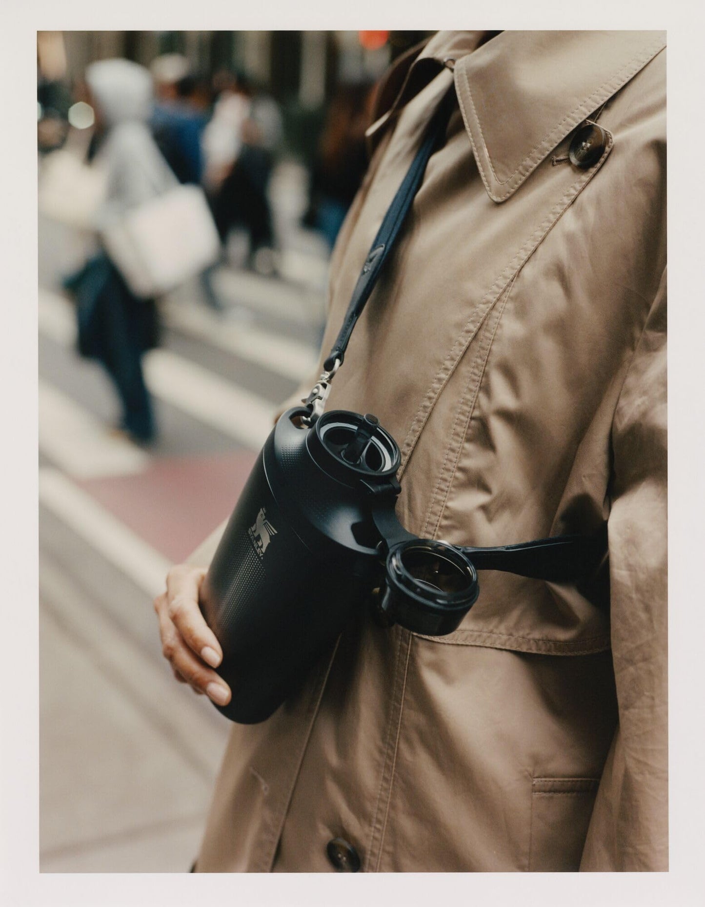 Stanley Cross Bottle | 23 oz Travel Bottle with Jacquard Strap | Leakproof Tritan Lid with Removable Straw | Insulated Stainless Steel Canteen…