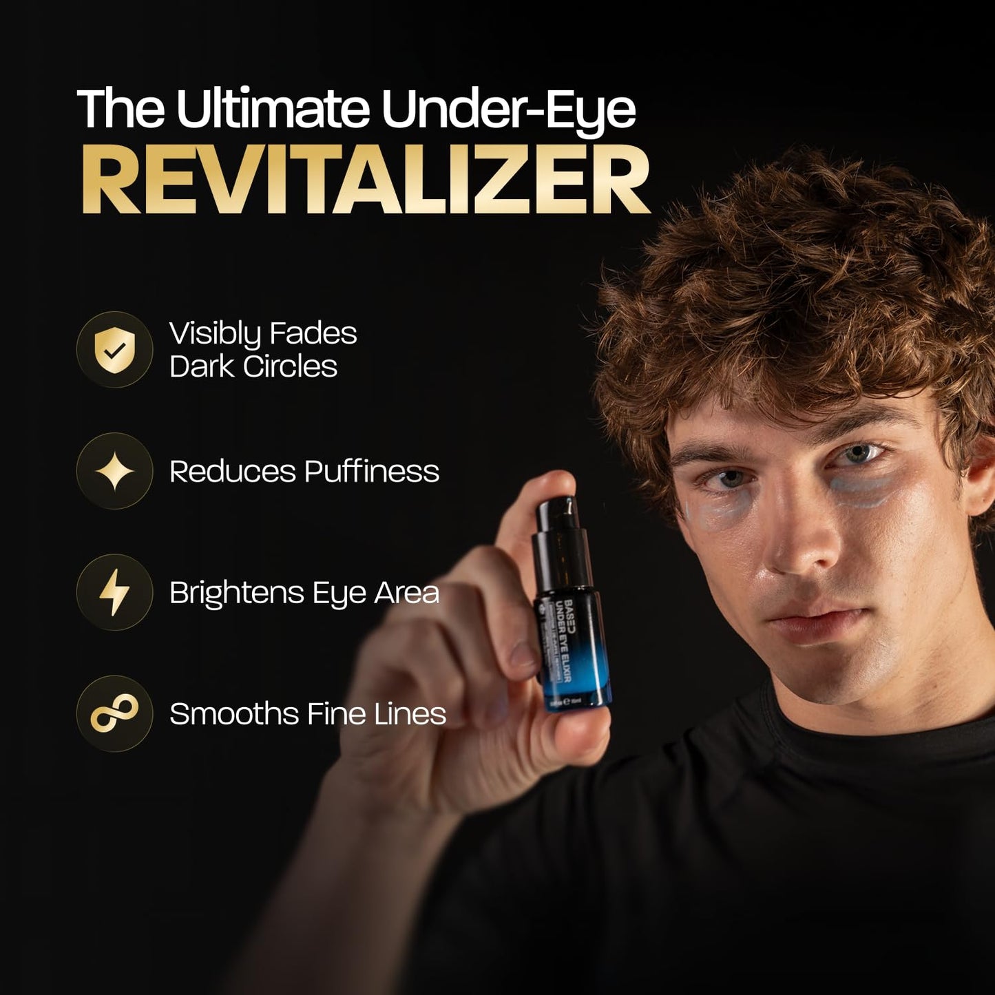 BASED Under Eye Elixir, Hydrating & Refreshing Formula, Simple. Effective. Based. 0.5 fl oz, Pack of 1 Beauty and Personal Care BASED BODYWORKS