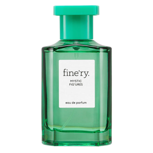 Fine'ry Green Fresh Fig Perfume for Women - Mystic Fig'ures - Long-Lasting with Mediterranean Fig, Ocean Air, Salted Sage, Iris - Woody, Full Size Beauty & Personal Care Fine'ry