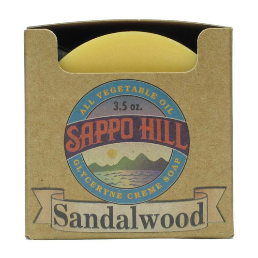 Sappo Hill Soapworks Glycerine Crm Soap Sndlwd 3.5 Oz48