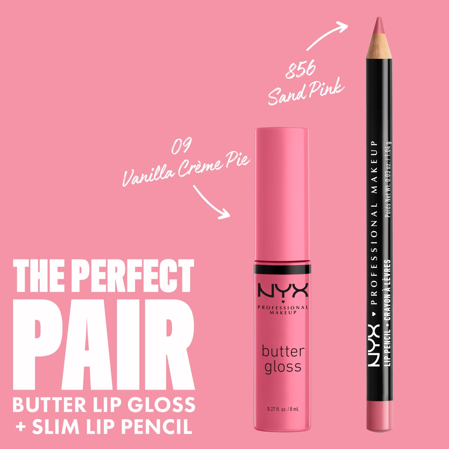 NYX PROFESSIONAL MAKEUP Butter Gloss, Non-Sticky Lip Gloss - Vanilla Cream Pie (Mauve)