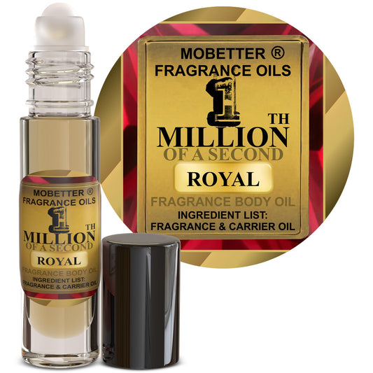 MOBETTER FRAGRANCE OILS 1 Millionth of a Second Royal Men Cologne Body Oil Beauty & Personal Care MOBETTER FRAGRANCE OILS