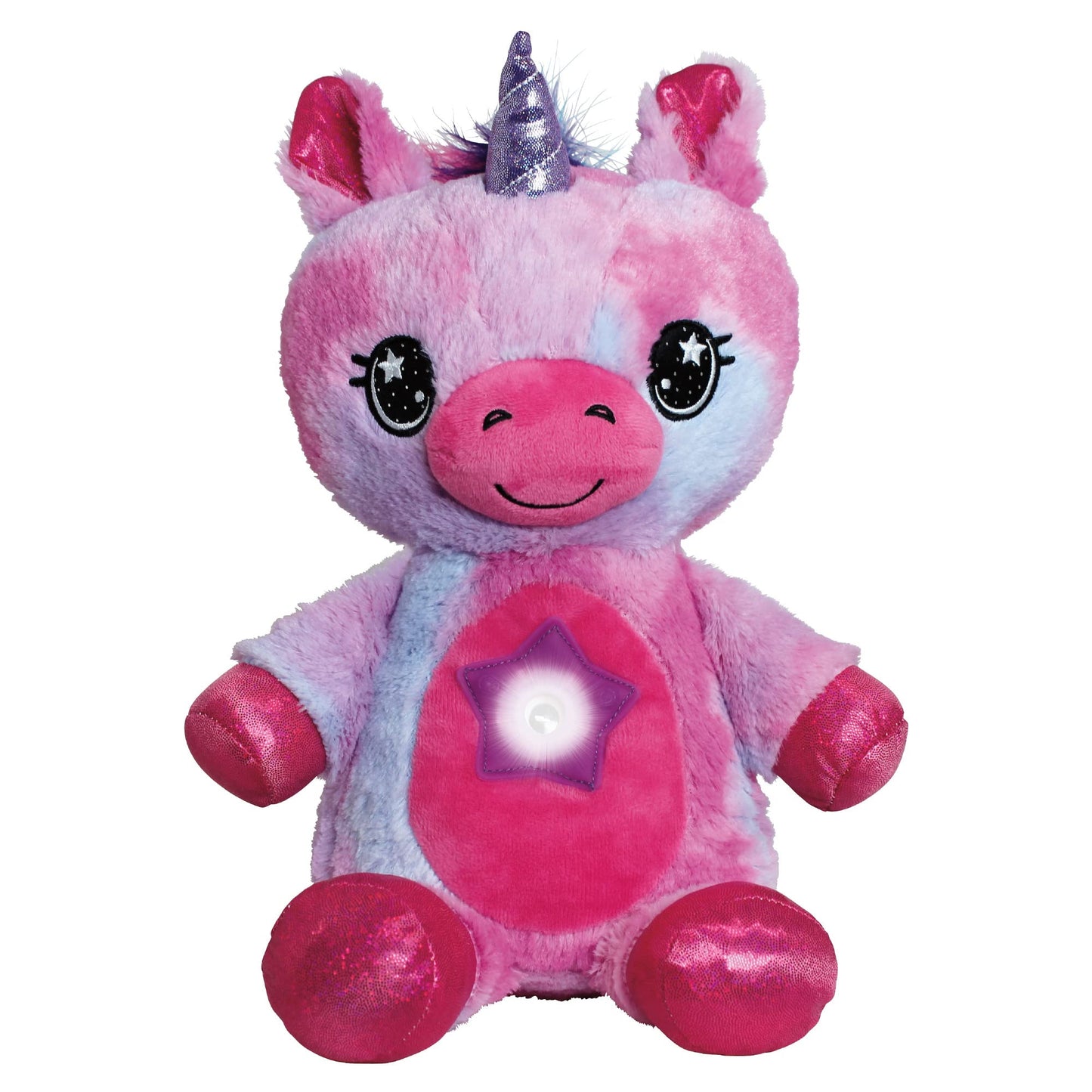 Ontel Star Belly Dream Lites, Stuffed Animal Night Light, Magical Pink And Purple Unicorn - Projects Glowing Stars & Shapes In 6 Gentle Colors, As…