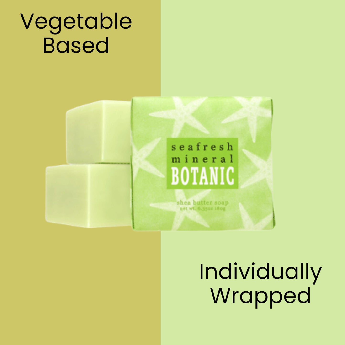 Greenwich Bay Mini Botanical Soap Bars - 12 Pack 1.9 oz Each - Individually Wrapped Guest Soaps for Airbnb, Spa, Travel, Bath - Travel Size Bar Soap