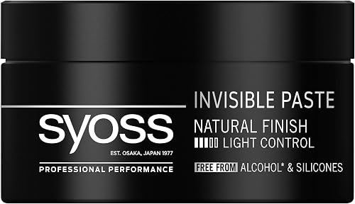 Syoss Invisible Hair Styling Paste Medium Control Light Shine 100ml