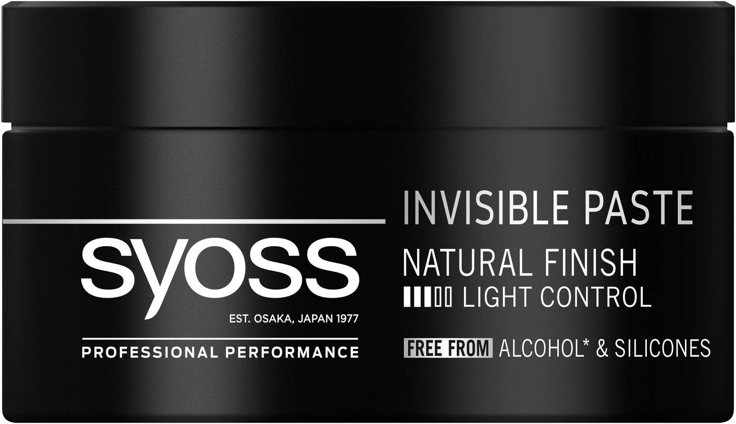 Syoss Invisible Hair Styling Paste Medium Control Light Shine 100ml