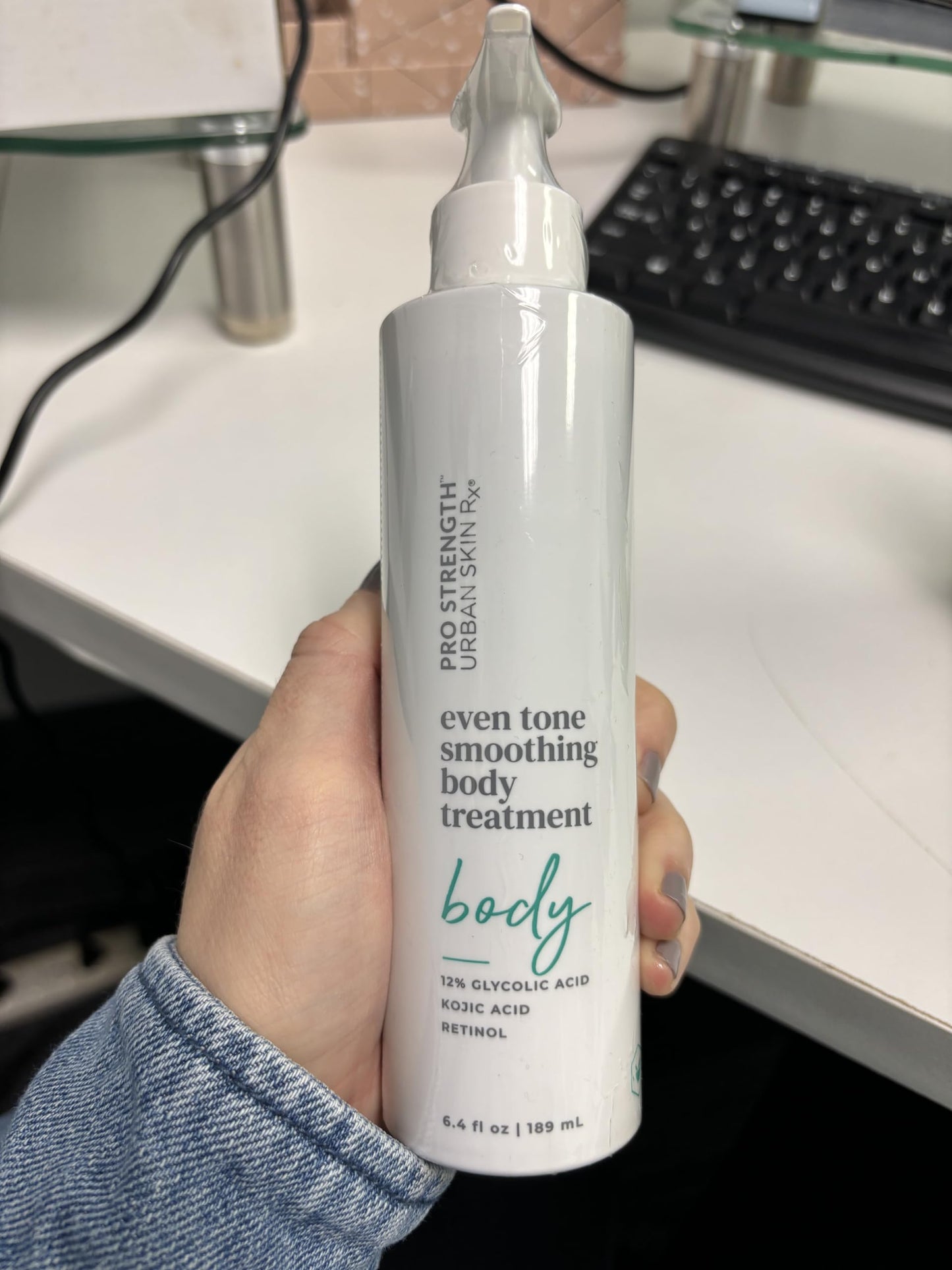 Urban Skin Rx Even Tone Smoothing Body Treatment | Exfoliates & Improves Uneven Skin & Hyperpigmentation, Formulated with Glycolic Acid | 6.7 Fl Oz