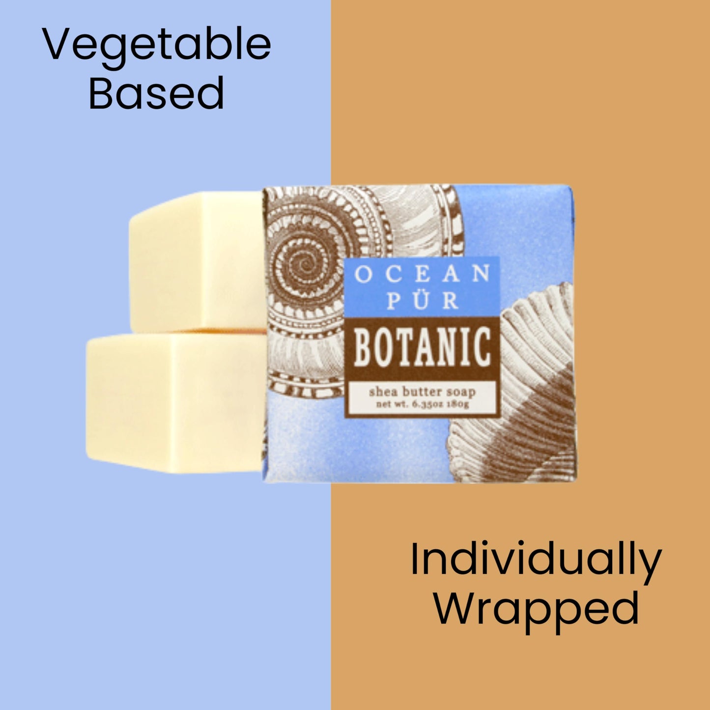 Greenwich Bay Mini Botanical Soap Bars - 12 Pack 1.9 oz Each - Individually Wrapped Guest Soaps for Airbnb, Spa, Travel, Bath - Travel Size Bar Soap