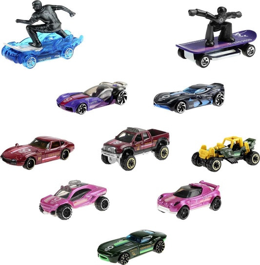 Hot Wheels Tokyo 2020 Olympics 10 Castings in 1 Pack Features 1:64 Scale Cars with Popular Sports Themes Treasure Hunt Car Collectible Ages 3…