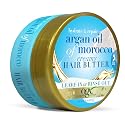 OGX Hydrate & Repair + Argan Oil of Morocco Creamy Hair Butter, Deep Moisturizing Leave-In or Rinse Treatment for Dry Hair, Paraben-Free