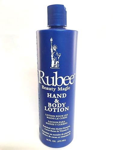 RUBEE Hand and Body Lotion, 16 Ounce (SG_B0711KSRGM_US)