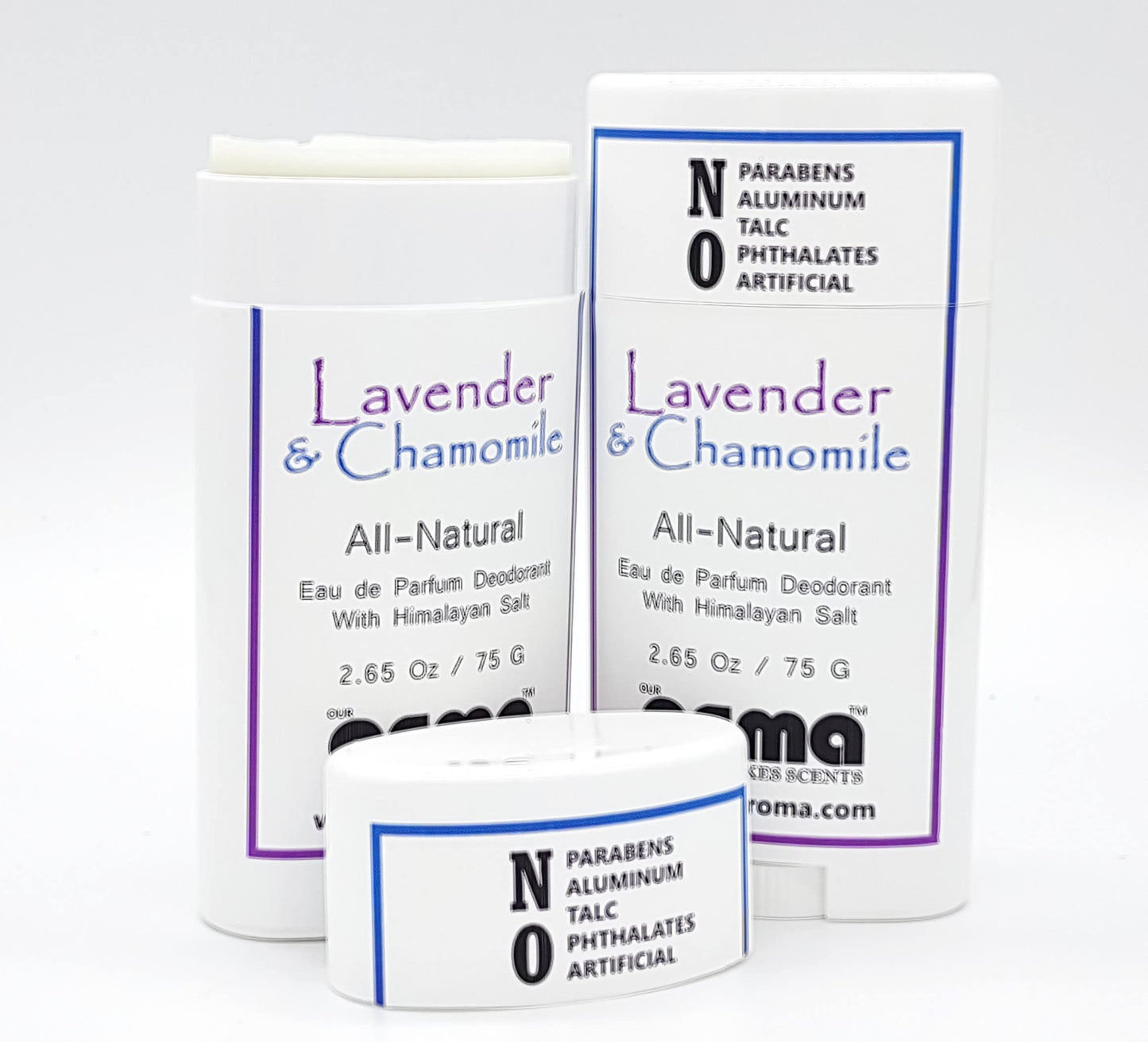 Our Aroma Natural Deodorant for Women - Hand Poured Aluminum Free Deodorant - Gluten Free, Cruelty Free, Free of Parabens - Cool Summer Lavender Scent Beauty and Personal Care Our Aroma