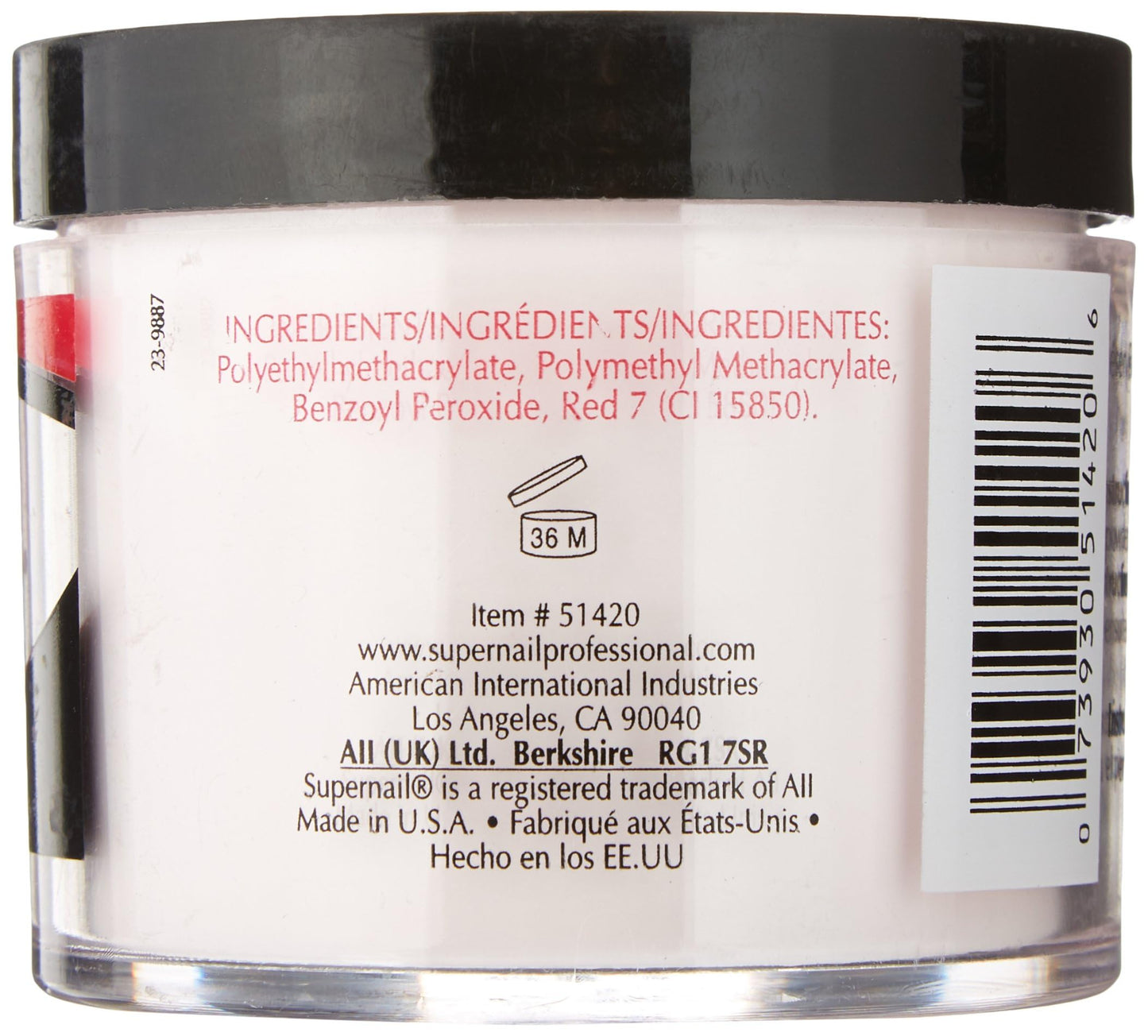 Supernail Nail Powder, Pink, 4 Ounce Beauty & Personal Care SuperNail