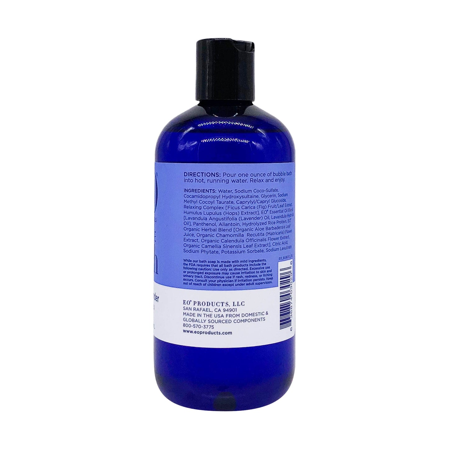 EO, Bubble Bath French Lavender Organic, 12 Fl Oz Beauty and Personal Care EO