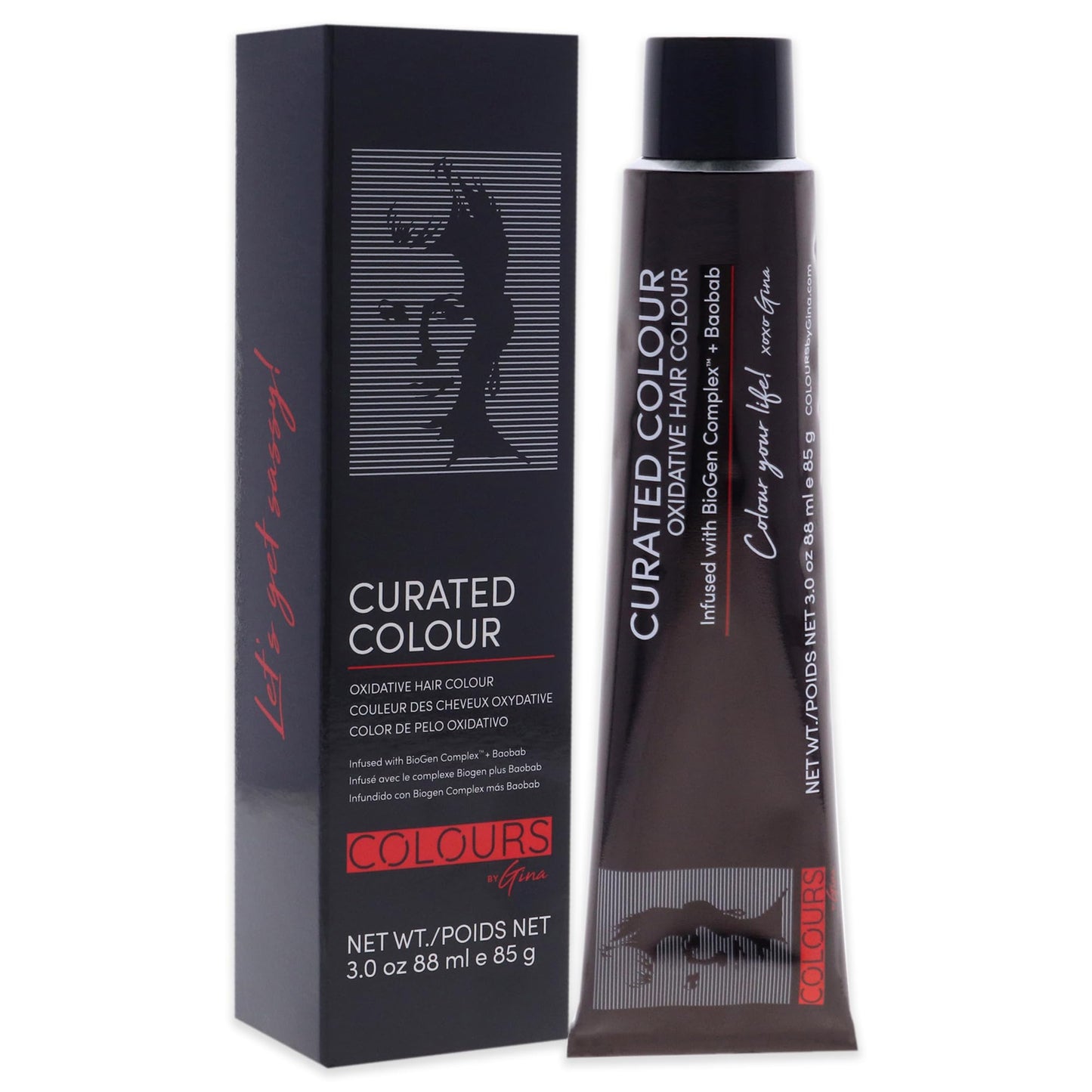 Colours By Gina Curated Colour - 7.6-7R Reddish Blonde by Colours By Gina for Unisex - 3 oz Hair Color