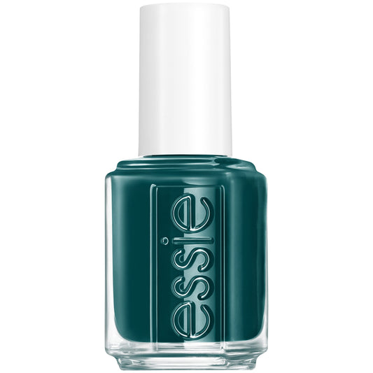 essie Nail Polish Limited Edition Winter 2021 Collection, deep forest green nail polish with a cream finish , lucite of reality, 0.46 Ounce