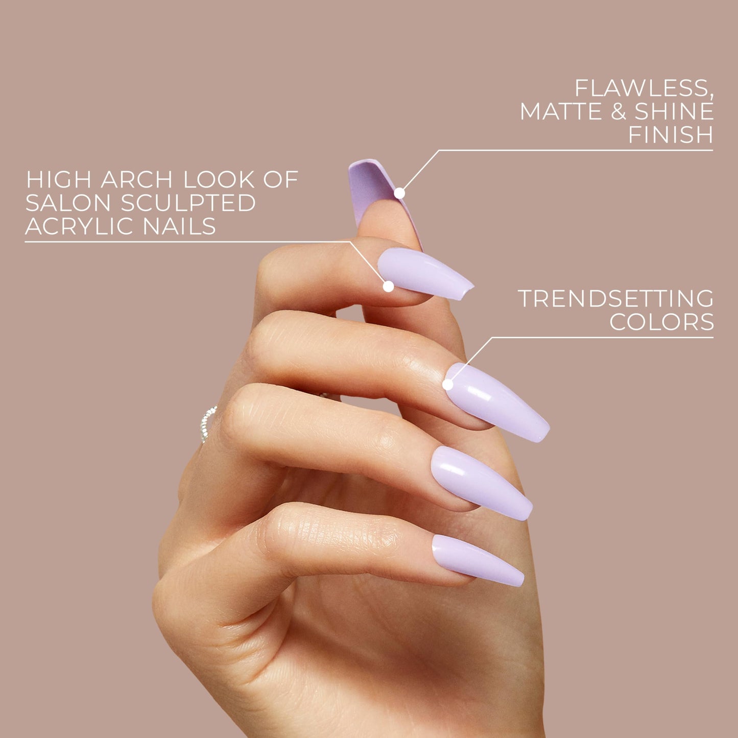 KISS Gel Fantasy, Press On Nails, Nail glue included, 'True Color', White, Long Size, Coffin Shape, Includes 28 Nails, 2g glue, 1 Manicure Stick, 1 Beauty & Personal Care KISS
