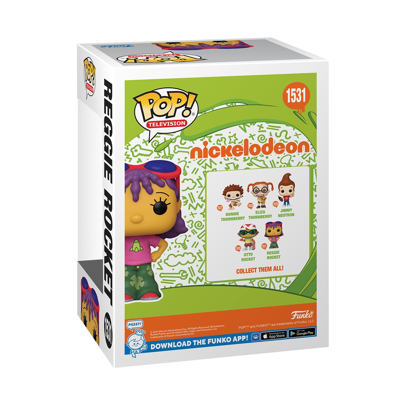 Funko POP! TV: Nick Rewind - Reggie Rocket - Nickelodeon Slime - Collectable Vinyl Figure - Gift Idea - Official Merchandise - for Kids & Adults - Ad…