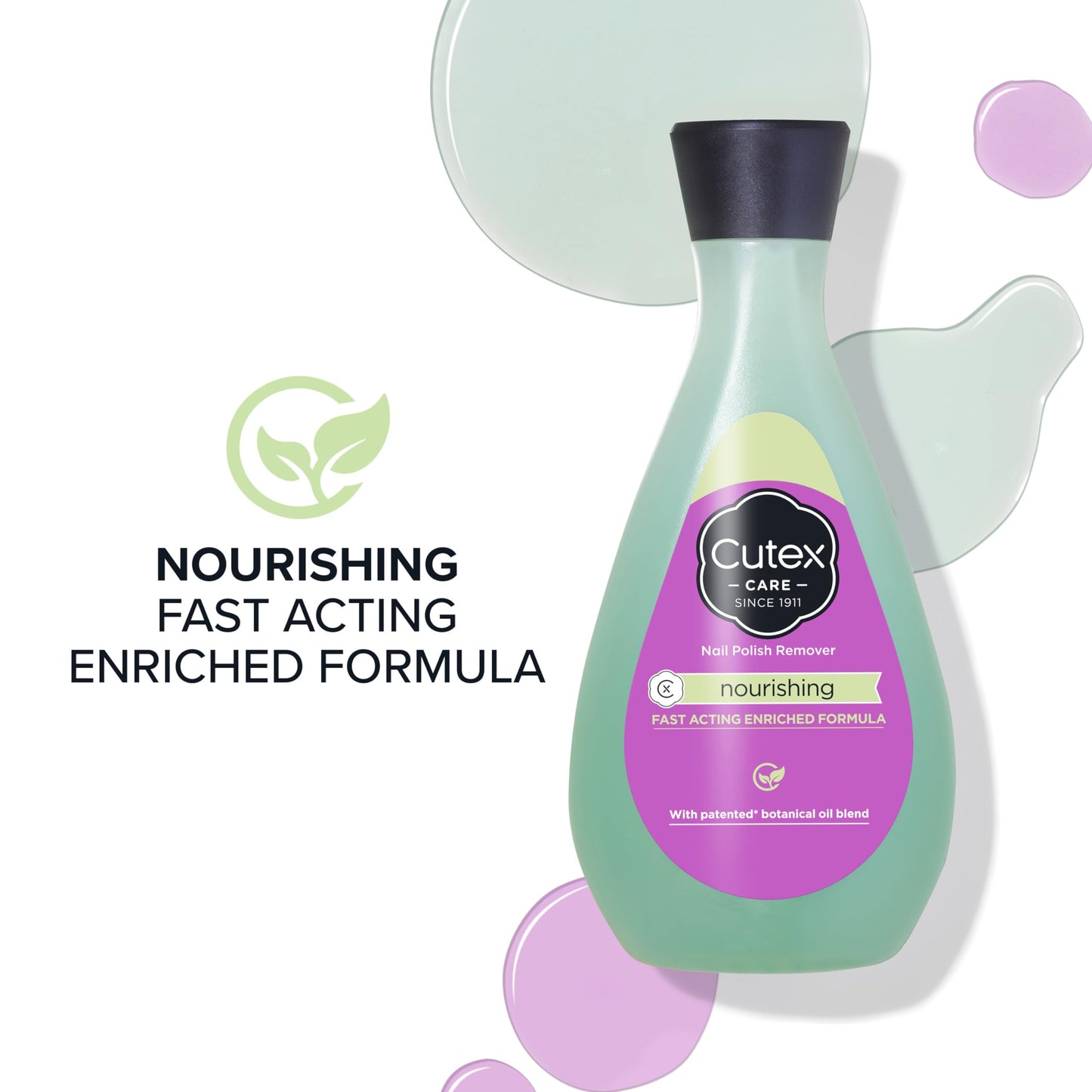 Cutex Nourishing Nail Polish Remover, Leaves Fingernails & Toenails Looking Healthy, Contains Vitamin E, 6.7 fl oz Beauty & Personal Care Cutex