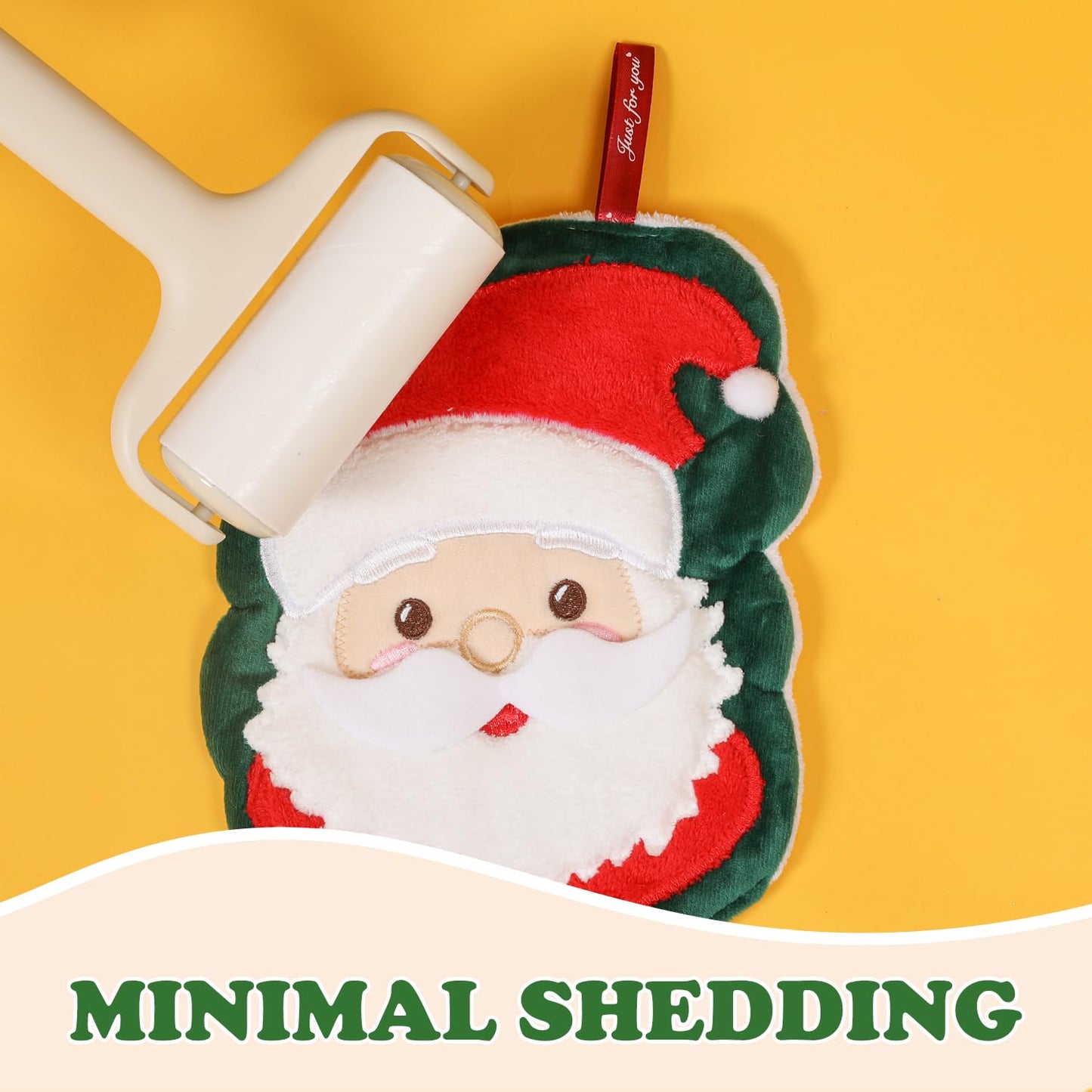 Tyrafry Luxury Holiday Christmas Hand Towels, Absorbent Hand Towel for Kitchen Bathroom Bedroom, Set of 4