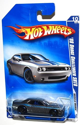 2009 Hot Wheels Muscle Mania, 2008 Dodge Challenger SRT8, 10 of 10, 086/190 (1 Each) 1:64 Scale